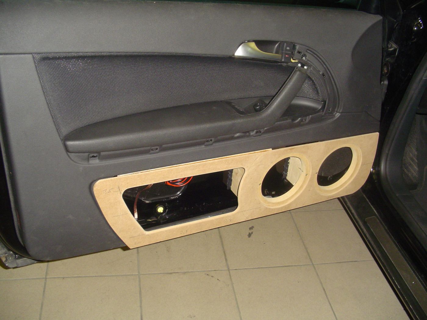 Audi A3 8P Carhifi Doorboards