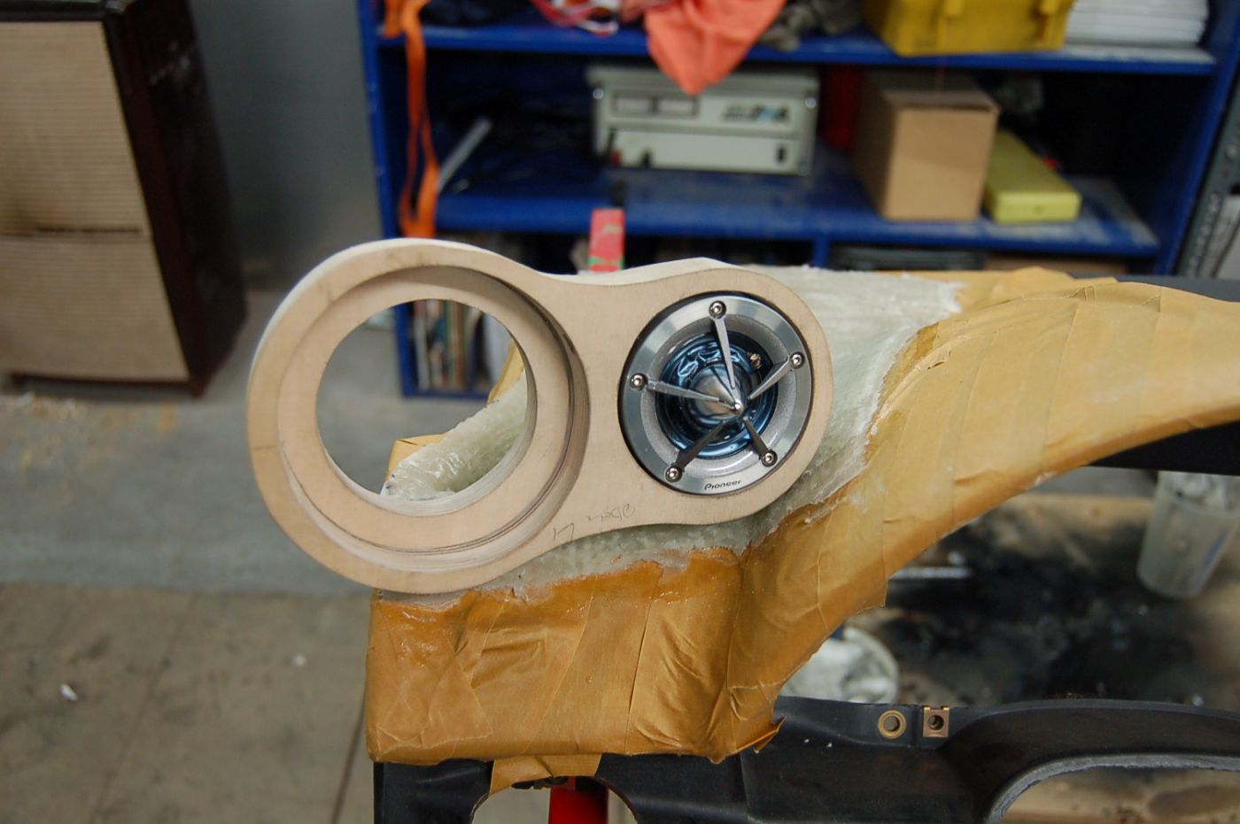 Audi A4 B7 High End Carhifi Lautsprecherkonstruktion