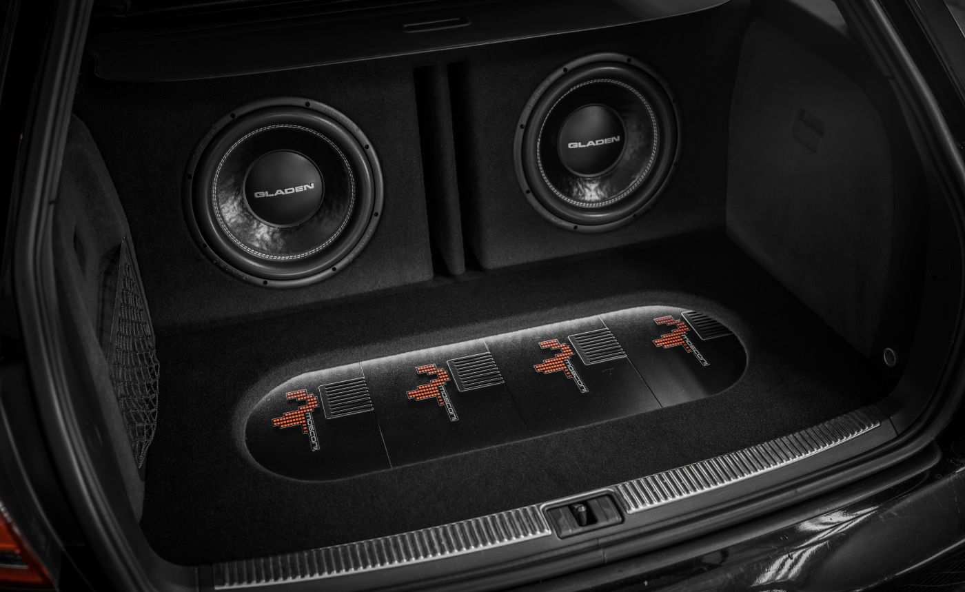 Audi RS 4 B7 DSP Carhifi Soundanlage